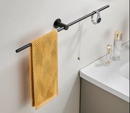 全新毛巾架 70cm 黑色