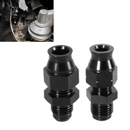 6AN Male to 3/8" 5/16" Hardline Compression Fitting Adapter Aluminum Black AN6 Connnector