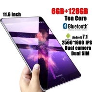 【D&M】Free shipping 11.6 inch ten core 6G + 128G arge  tablet PC dual SIM dual camera Rear 13.0MP IPs