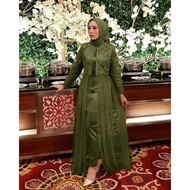 JD SET ATTELIER BRUKAT SETELAN TUNIK DAN CELANA MOSCREPE TILE 2 UKURAN L XXL MS