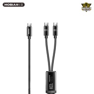 R REMAX RC-092t Corolla 100W Fast Charge Aluminum Alloy One For Two Braided Data Cable