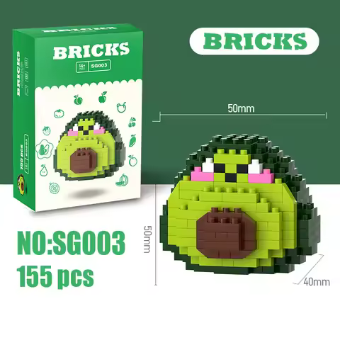 Fruit building blocks educational toys strawberries, watermelons, cherry assembly small ornaments ch