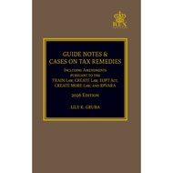 Guidenotes Tax Remedies (2026 Edition) by Dean Lily K. Gruba (Paperbound) tax income tax act 1967