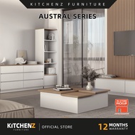 KitchenZ Austral Series Cabinet TV Kabinet Almari Chest Drawer Writing Table Display Cabinet Book Sh