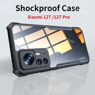 Xiaomi 12T Bumper Shockproof Casing For Xiaomi 12T 12 T 11T pro 4G 5G Case Transparent Bumper Airbag Phone Cover For Xiaomi Mi 11T 12T Mi12T Pro Case