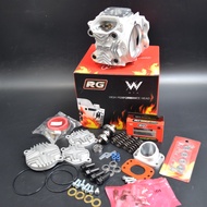 ฝาสูบ 4วาล์วRG ขนาด22/25 19/22 พร้อมอุปกรณ์ครบชุด