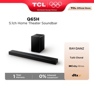 TCL Q65H 5.1ch High-end Home Theater Soundbar, RAY·DANZ, Dolby Atmos, Golden Ear Tuning Q65H Bunyi