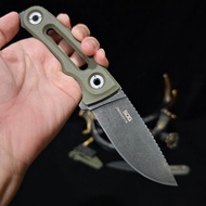 มีดเดินป่า วัสดุใบมีด: 5CR13MOV ด้ามจับ ABS ไนลอนไฟเบอร์กลาส ซองABSไนลอนไฟเบอร์กลาส