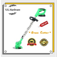 YJL - 21V Quality Electric Copper Motor Lawn Mower Cordless Grass Trimmer Machine Potong Rumput  Gra