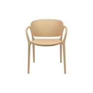 Global House PULITO เก้าอี้พลาสติก รุ่น ROSH-01 ขนาด 60x55x76 ซม. สีเหลือง รับประกันของเเท้