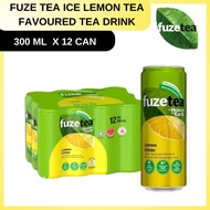 FUZE TEA Ice Lemon Tea/Jasmine Green Tea by Heaven & Earth 300ml x 12cans