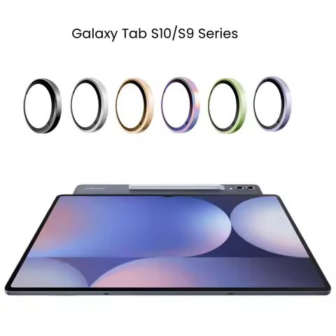Camera Lens Protector For Samsung Galaxy Tab S10 S9 FE Plus Ultra Metal Ring Glass Camera Film Tab A