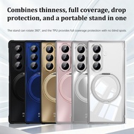 LUSHUO M Hinge Ring Holder Case For Samsung Galaxy Z Fold 7 For M Charge Screen Protector Cover For 