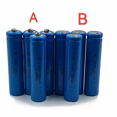 4pcs/lot 3.7v 350mAh AAA rechargeable battery 10440 lithium battery hand suitable flashlight