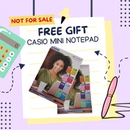 [ NOT FOR SALE ] Casio mini notepad - for freegift only not for sale notepad