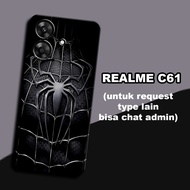 CC14 Flexible rubber softcase/ for realme c61 spiderman character Motif/case realme c61 realme c61 c
