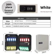 Key Lock Box Wall-Mounted Metal Password Storage Box for Real Estate Agents Decoration Car Key Safe 