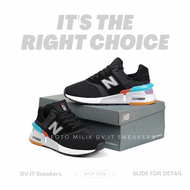 100% BNIB Sepatu Sneakers Kasual Casual Pria -Newbalance- 997s 997 S Black White Blue Size 39 - 44 B