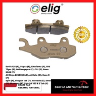 Kampas Rem Cakram ELIG EM016 Depan Dispad Motor REVO 100 (2007-2009) SUPRA X 125 KARISMA SATRIA F150