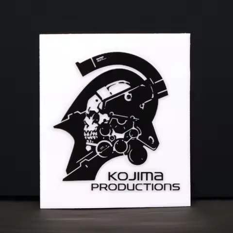 KOJIMA Productions Car Stickers Skull Waterproof Auto Rear Windshield Window Hood Trunk Vinyl Decals