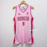 BASKETBALL JERSEY INDONESIAN NATIONAL TEAM 3X3 RANDOM NUMBER - PINK