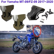 Fits FZ09 MT09 Windscreen Motorcycle Flyscreen Deflector Bracket For 2017 2018 2019 2020 Yamaha MT-0