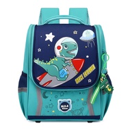 LJMOFA Kids Bag Female Cartoon Cute Kindergarten Wear resistant Book Bag Breathable and Anti Seismic