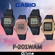 [ORIGINAL + 1YR WARRANTY] CASIO F-201WAM WOMAN UNISEX VINTAGE SERIES RETRO DIGITAL RESIN WATCH CASIO