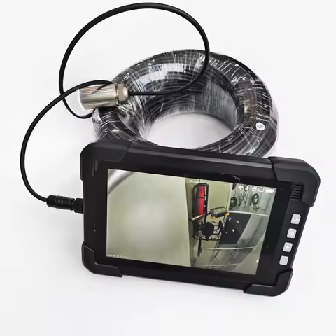 Max 100M For Option Drain Pipe Inspection Waterproof Camera with 7inch DVR Industrial Endoscope Syst
