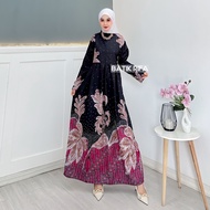 Gamis Batik Wanita Modern 2024 Muslim - Baju Gamis Batik Kombinasi - Baju Muslim Wanita - Gamis Syari - Gamis Muslimah - Gamis Murah - Gamis Jumbo
