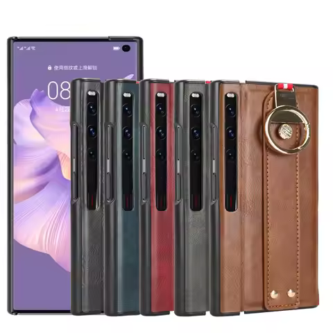 For Huawei Mate XS 2 Case With Ring Business Wristband Cover Case For huawei mate xs2 PAL-AL00 Non-S