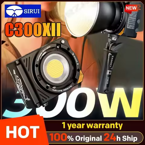 SIRUI C300XII C300X II 300W Handheld Light CCT 2700-6500K Bowen Mount Built-in 12 light effects Supp