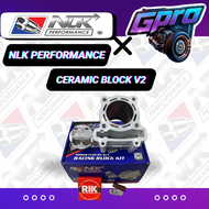 NLK PERFORMANCE (ULTRA+) V2/SPRO SUPER CERAMIC BLOCK SET Y15ZR/LC135 DOME PISTON 57/60/62/63/65/68/7