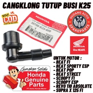 Original AHM Cangklong Tutup Busi Honda Beat FI POP Street Scoopy ESP Revo 110 Absolute Supra X 125