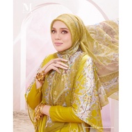 MINAZ HIJAB TUDUNG BAWAL PRINTED COTTON BIDANG 55