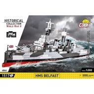 COBI WW2 ROYAL NAVY BATTLESHIP HMS BELFAST 4844 (LEGO COMPATIBLE)