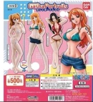 現貨！萬代 Bandai 航海王 海賊王泳裝 女角公仔 扭蛋 1+2+3 一套 不拆 全新 無蛋殼