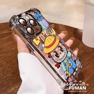 Cute Labubu Phone Case For Huawei Mate 70 60 50 40 30 Pro Honor X9C X9B X9A X9 4G 5G Straw Hat Clear