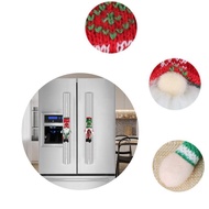 Christmas Gnome Design Fridge Door Handle Cover, 2/6 Counts Cute Kitchen Appliance Door Handle Cover