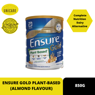 ENSURE GOLD PLANT-BASED 850g (ALMOND) Complete Nutrition with CaHMB Protein