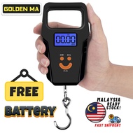 Luggage Weight Scale Digital 50kg LCD Digital USB Recharged Hanging Luggage Weight Electronic Hook S