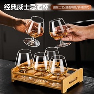 European Brandy Glass Household Set Western Wine Glass Whiskey Short-Footed Wine Glass Small Size Co