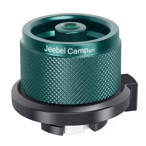 Jeebel Camp Gas Cooker Adapter for Easy Clic Plus System for Converting CV Bayonet Connection to Typ