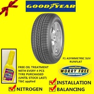 Goodyear Eagle F1 Asymmetric SUV runflat ROF 245/50R19 (with installation)