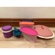 Tupperware Cook’s Maid Set/Measuring Spoon Set/Multi Dispenser/Modular Mates Ovall/ Serving Platter