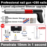All Steel Upgrade ⬆️ Mini Manual Nail Gunner heavy duty Nails gun Concrete Rivet Tool Puncher paku t