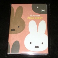 日本正版 Miffy 2026年 A6 週間 手帳 記事簿 記事本 Schedule
