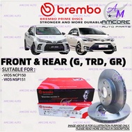 TOYOTA VIOS NCP150 NCP151 NSP151 - BREMBO BRAKE DISC ROTOR / DISC BRAKE BREMBO / FRONT DISC BRAKE / 
