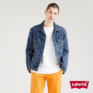 Levis 男款 牛仔外套 / Type3經典修身版型 / 精緻深藍洗舊 人氣新品