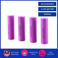 🔥 READY STOCK 🔥 Proocam BTY-20 2600mah8650 Battery Rechargeable Clock Speaker Small Fan Electric Car